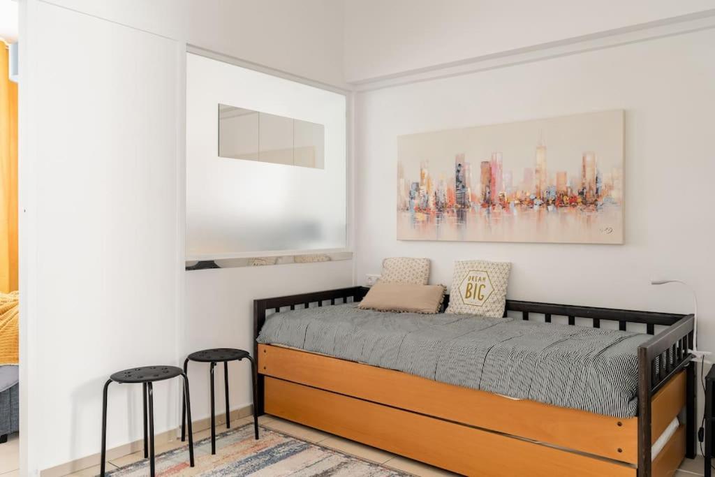 Brand New Bright Modern 6Bdr Apt-1Min To Acropolis Athena Bagian luar foto